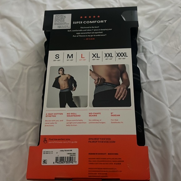 COPY - NWT pair of thieves 4 way cotton boxer briefs - Picture 2 of 2